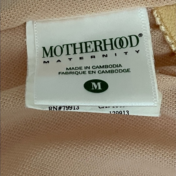Motherhood Maternity sz med 1piece swimsuit in a pink print - Picture 11 of 12